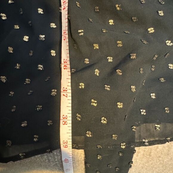 Lane Bryant 20 Midi Black Cocktail Dress with Gold Polka‎ Dots - Picture 8 of 8